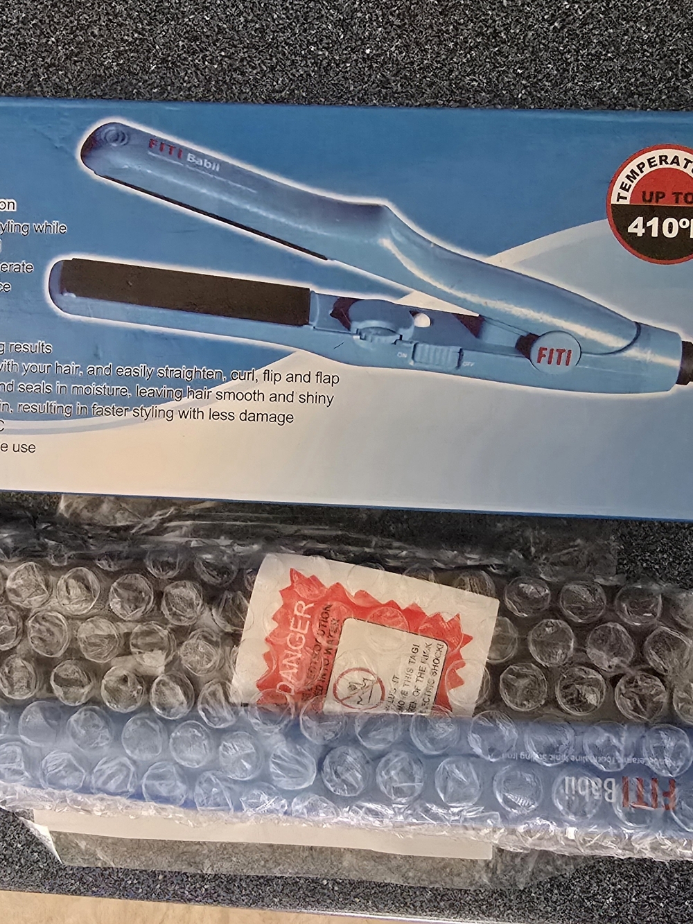FITI Blue Hair Straightener Flat Iron
